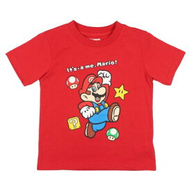 ファインプラス FINE PLUS ジュニア 半袖Tシャツ マリオ KIDS ジャンプ Tシャツ 22863123 （RED）