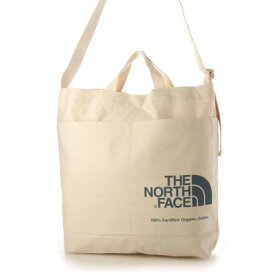 ザ ノース フェイス THE NORTH FACE トレッキング バッグ Organic Cotton Shoulder_オーガニックコットンショルダー NM82386 （ナチュラル×エーゲブルー）