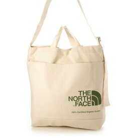 ザ ノース フェイス THE NORTH FACE トレッキング バッグ Organic Cotton Shoulder_オーガニックコットンショルダー NM82386 （ナチュラル×ビンヤードグリーン）