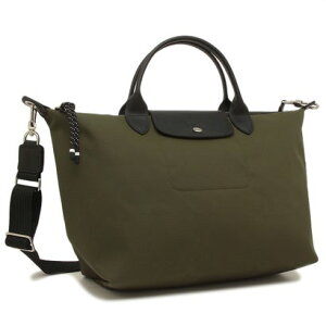 �����V���� LONGCHAMP �n���h�o�b�O �V�����_�[�o�b�O �v���A�[�W�� �G�i�W�[ L�T�C�Y 2WAY �J�[�L ���f�B�[�X LONGCHAMP 1515 HSR 892 �iKHAKI�j