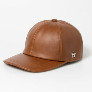 �V���b�g Schott ONE STAR LEATHER CAP �iBROWN�j