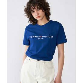 トミー ヒルフィガー TOMMY HILFIGER ベーシックロゴTシャツ （ブルー）