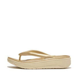 フィットフロップ fitflop RELIEFF METALLIC RECOVERY TOE-POST SANDALS （Gold）