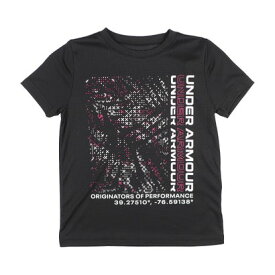 アンダーアーマー UNDER ARMOUR ジュニア 半袖機能Tシャツ UAスピードストライド グラフィック ショートスリーブTシャツ 1384685 （Black / / Astro Pink）