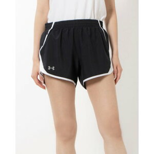 アンダーアーマー UNDER ARMOUR レディース 陸上/ランニング ショート/ハーフパンツ UAフライバイ ショーツ 1382438 (Black / White / Reflective)