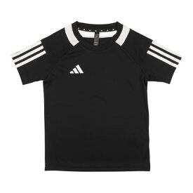 アディダス adidas ジュニア 半袖機能Tシャツ YB SERE Tシャツ IS0329 （ブラック/ホワイト）