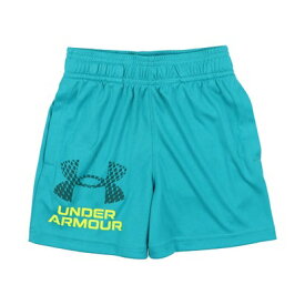 アンダーアーマー UNDER ARMOUR ジュニア ジャージハーフパンツ UAテック ロゴ ショーツ 1383333 （Circuit Teal / / Hydro Teal）