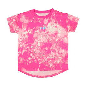 アンダーアーマー UNDER ARMOUR ジュニア 半袖機能Tシャツ UAテック プリント ショートスリーブTシャツ 1384690 （Rebel Pink / Sunset Pink）