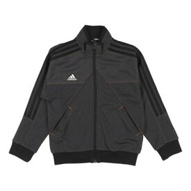 アディダス adidas ジュニア 長袖ジャージジャケット YB 247 デニム トラックトップ IS5177 （ブラック）