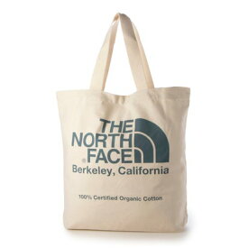 ザ ノース フェイス THE NORTH FACE トレッキング バッグ Organic Cotton Tote _オーガニックコットントート NM82385 （ナチュラル×エーゲブルー）