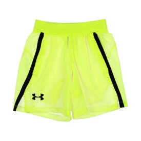 アンダーアーマー UNDER ARMOUR ジュニア ショーツ UAローンチ ショーツ 1385102 （High Vis Yellow / Black）