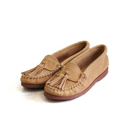 ミネトンカ MINNETONKA フラットシューズ tassel-boat-moc-409tj-tp （TAUPE）