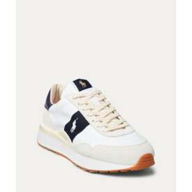 ポロ ラルフ ローレン POLO RALPH LAUREN TRAIN 89 PP-SNEAKERS-LOW TOP LACE SUEDE/NYLON （WHITE/NAVY）