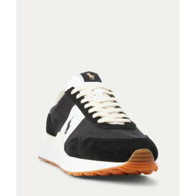 ポロ ラルフ ローレン POLO RALPH LAUREN TRAIN 89 PP-SNEAKERS-LOW TOP LACE SUEDE/NYLON （BLACK）