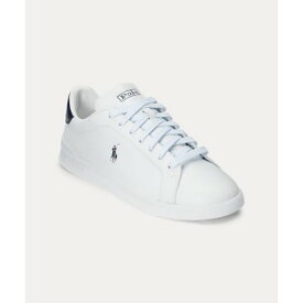 ポロ ラルフ ローレン POLO RALPH LAUREN HRT CT II-SNEAKERS-ATHLETIC SHOE NAPPA LEATHER （WHITE/NAVY）