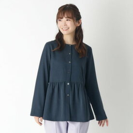 ローラ アシュレイ Laura Ashley ペプラムブラウス （ネイビー(094)）