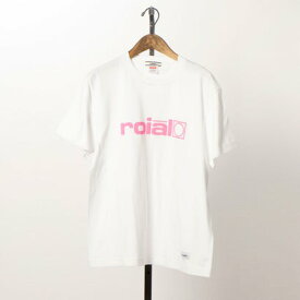 ロイアル roial Tシャツ （WHITE×PINK）