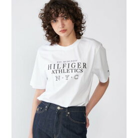 トミー ヒルフィガー TOMMY HILFIGER ヒルフィガースタックロゴTシャツ （ホワイト）