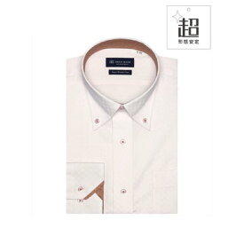 トーキョーシャツ TOKYO SHIRTS 【超形態安定】 ボタンダウンカラー 長袖ワイシャツ （ピンク）