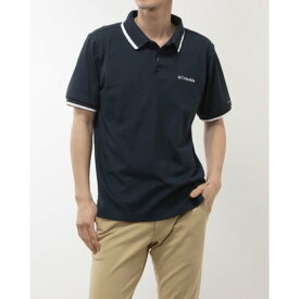 コロンビア Columbia メンズ アウトドア 半袖Tシャツ コーブ ドーム ビュート ソリッド ピケ ポロ AE0412 （Collegiate Navy）