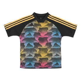 アディダス adidas ジュニア 半袖機能Tシャツ U TIRO サマー Tシャツ IN1886 （ブラック/スパーク/パルスマゼンタ/ブルーバースト）