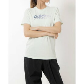 アディダス adidas レディース 半袖Tシャツ W LIN SPW グラフィック Tシャツ IT1427 （クリスタルジェイド）