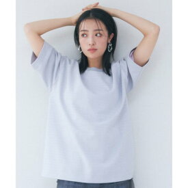 ザ ショップ ティーケー(メンズ) THE SHOP TK(Men) ポンチシャドーボーダー半袖Tシャツ （ライトグレー(311)）