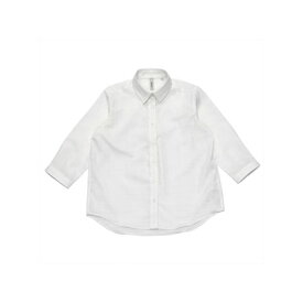 トーキョーシャツ TOKYO SHIRTS 【Pitta Re:)】 Wガーゼ レギュラー衿 綿100％ 七分袖シャツ （ホワイト）