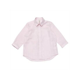 トーキョーシャツ TOKYO SHIRTS 【Pitta Re:)】 Wガーゼ レギュラー衿 綿100％ 七分袖シャツ （ピンク）