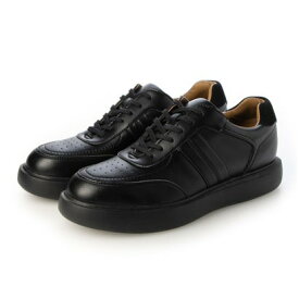 トールシューズ TALLSHOES TALLSHOES トールシューズ スニーカー ローカット Sneakers 6cm 合成皮革 （ブラック）