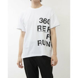 ティゴラ TIGORA メンズ 陸上/ランニング 半袖Tシャツ ランニング 半袖Tシャツ(ロゴグラフィック) TR-3R1244TS （ホワイト）