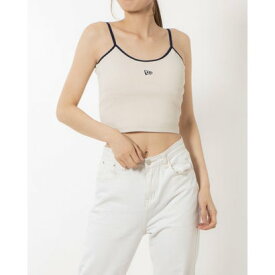 ニューエラ NEW ERA レディース ノースリーブシャツ WS RIB CAMISOLE STO NVY 14121822 （オフホワイト）