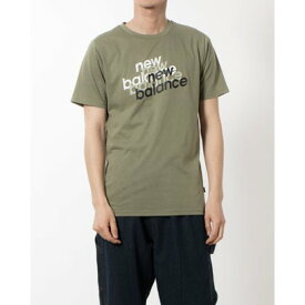 ニューバランス New Balance メンズ 半袖機能Tシャツ グラフィックショートスリーブTシャツ_Sport Essentials MT41071 （カーキ）
