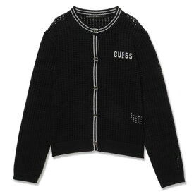 ゲス GUESS LADIES L/Slv Button-Up Cardigan Sweater （BLK） カーディガン セーター レディース