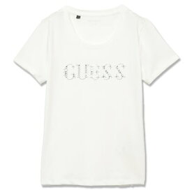 ゲス GUESS LADIES S/Slv Tee Shirt （IVY）