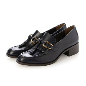 ラボ キゴシ ワークス RABOKIGOSHI works 4cm本革ラウンドトウタッセルローファー (ネイビー)