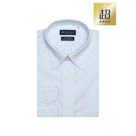 トーキョーシャツ TOKYO SHIRTS 【超形態安定】 プレミアム ボットーニボタンダウン 綿100% 長袖 ワイシャツ （ブルー）