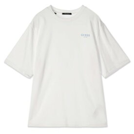 ゲス GUESS UNI S/Slv Tee Shirt （WHT）