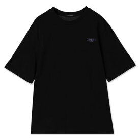 ゲス GUESS UNI S/Slv Tee Shirt （BLK）