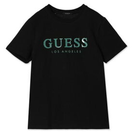 ゲス GUESS MEN'S S/Slv Tee Shirt （BLK）