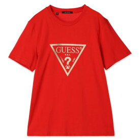 ゲス GUESS MEN'S S/Slv Tee Shirt （RED） 半袖 Tシャツ