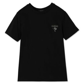 ゲス GUESS MEN'S S/Slv Tee Shirt （BLK）
