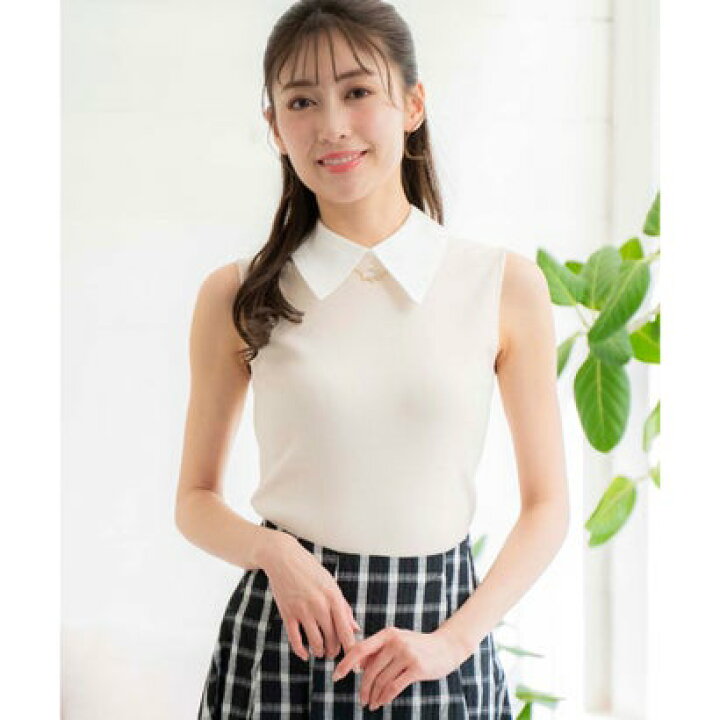楽天市場】ノエラ Noela 襟付ネックレスニット （オフホワイト 