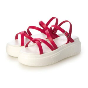 アタガール attagirl 厚底ナローストラップサンダル (ピンクスムース)