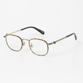 モンクレール MONCLER メガネ 眼鏡 アイウェア レディース メンズ （デミブラウン/ゴールド）