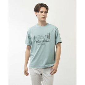 コロンビア Columbia メンズ アウトドア 半袖Tシャツ ヤハラフォレストグラフィックショートスリーブティー PM1647 （Stone Blue）