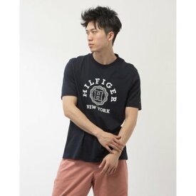 トミー ヒルフィガー TOMMY HILFIGER ヒルフィガーコインプリントTシャツ （ネイビー）