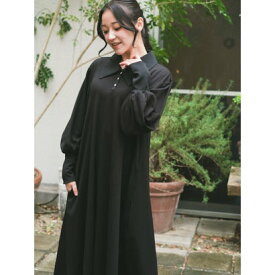 レポリス Re:poris #Fav sleeve dress （BLACK）