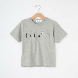 デッサン Dessin 【リンクコーデ】ピープル刺繍Tシャツ （グレー(012)）