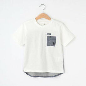 デッサン Dessin 【リンクコーデ】ストライプ切替Tシャツ （ホワイト(001)）